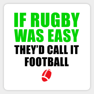 Rugby funny quotes Magnet